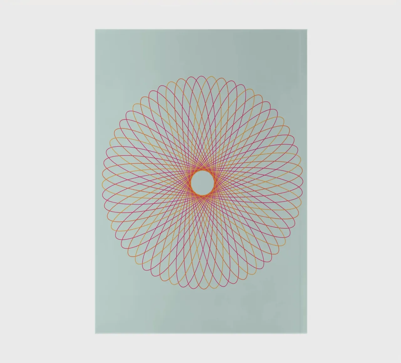 Spirograph Series – C01 notebook by zimmerkunst