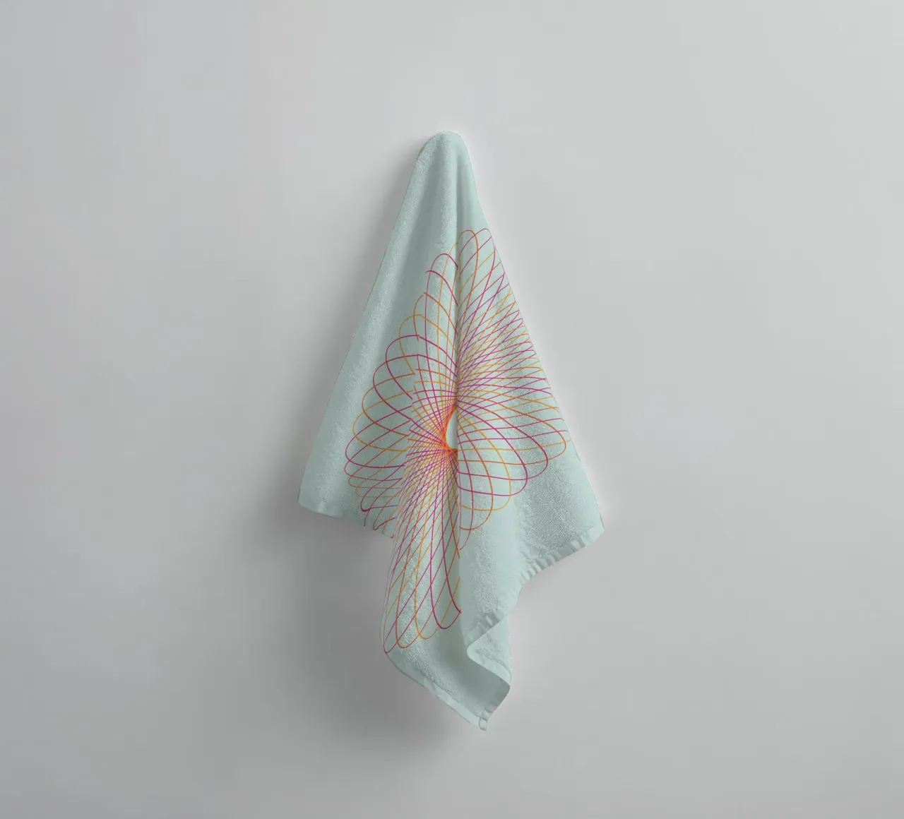 Spirograph Series – C01 towel by zimmerkunst