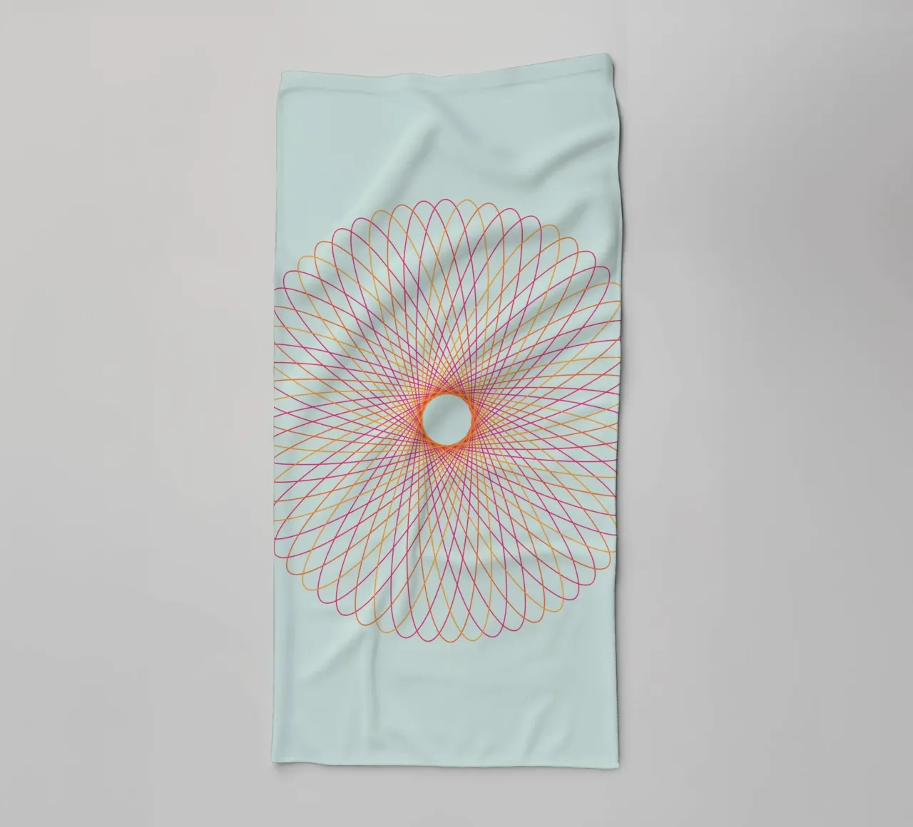 Spirograph Series – C01 towel by zimmerkunst