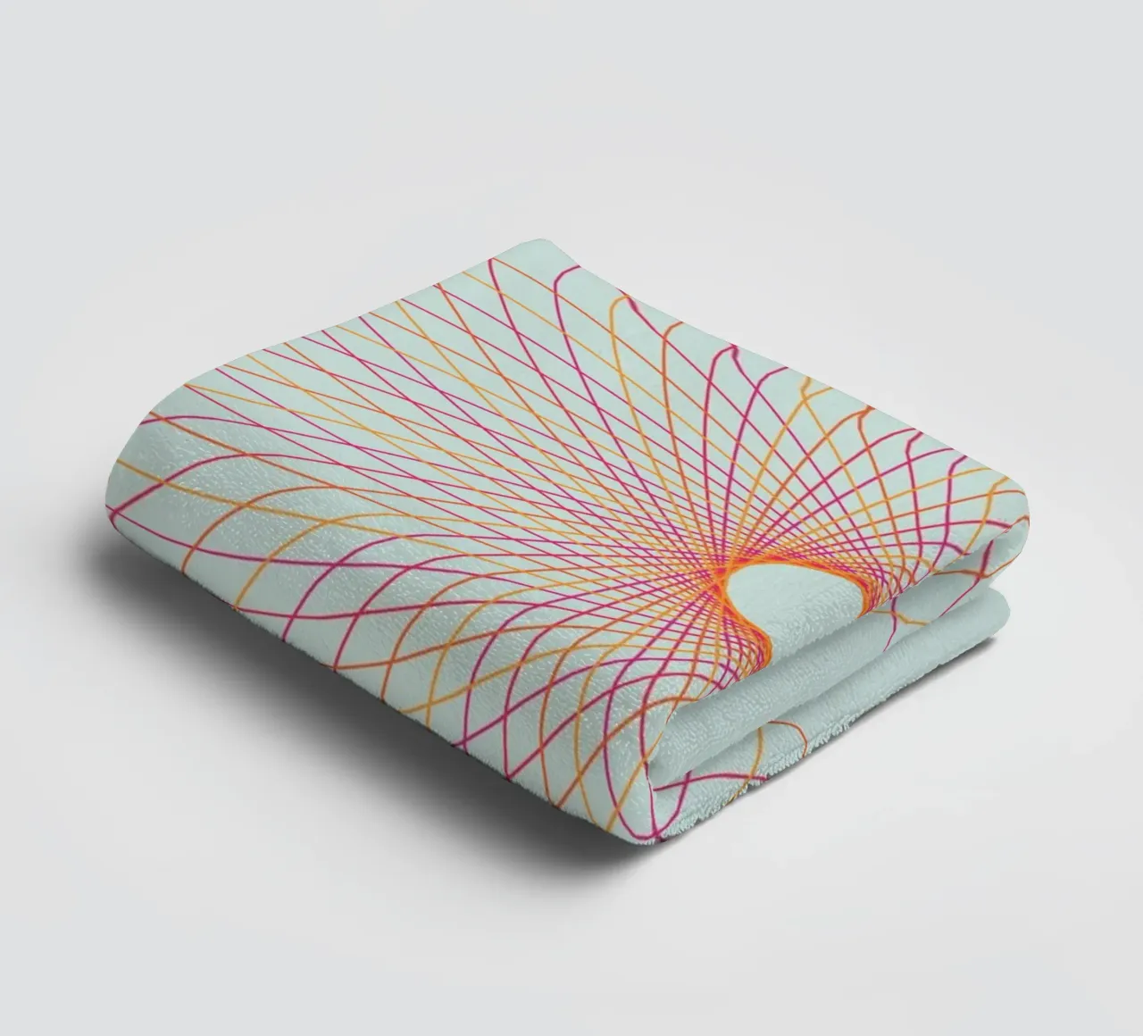 Spirograph Series – C01 towel by zimmerkunst