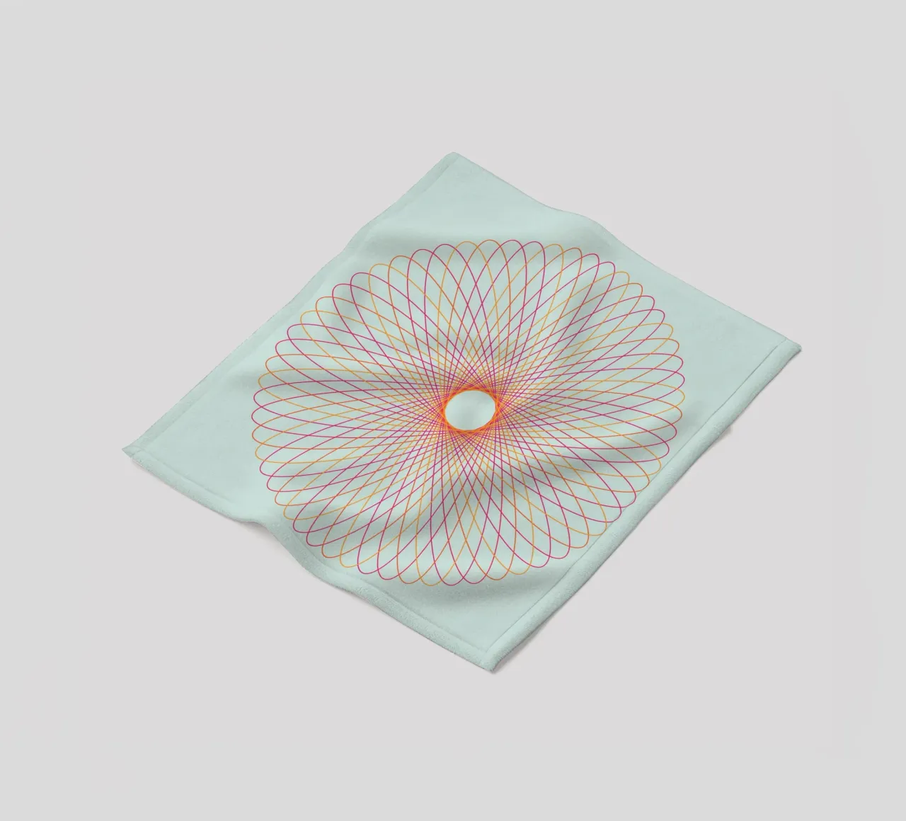 Spirograph Series – C01 Fleecedecke von zimmerkunst