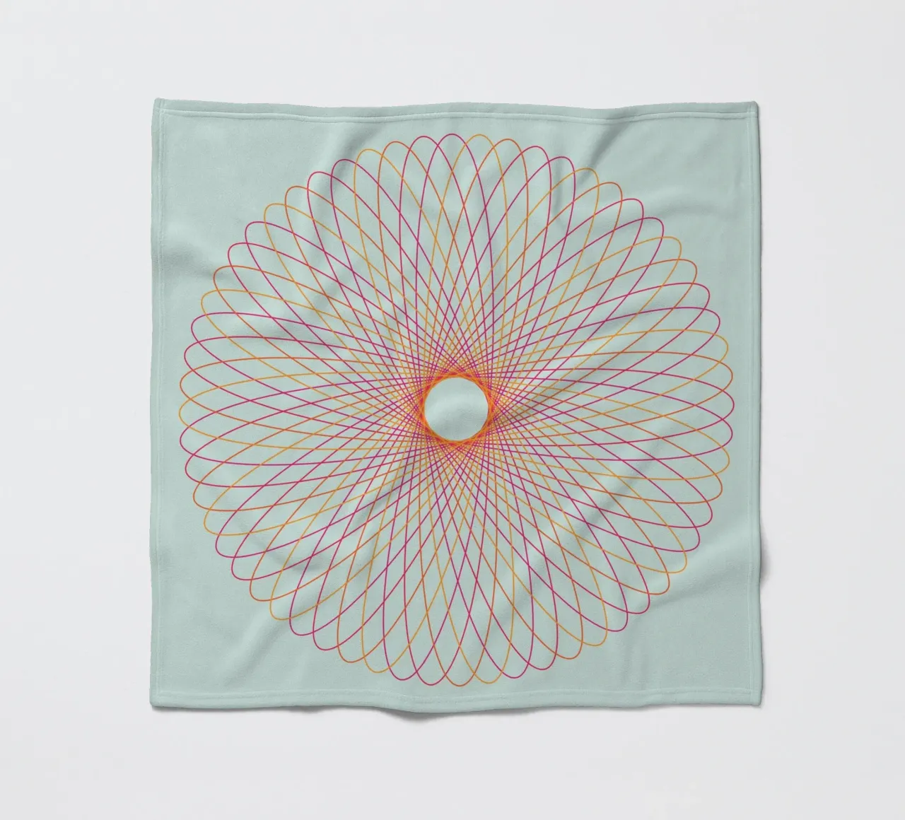 Spirograph Series – C01 Fleecedecke von zimmerkunst