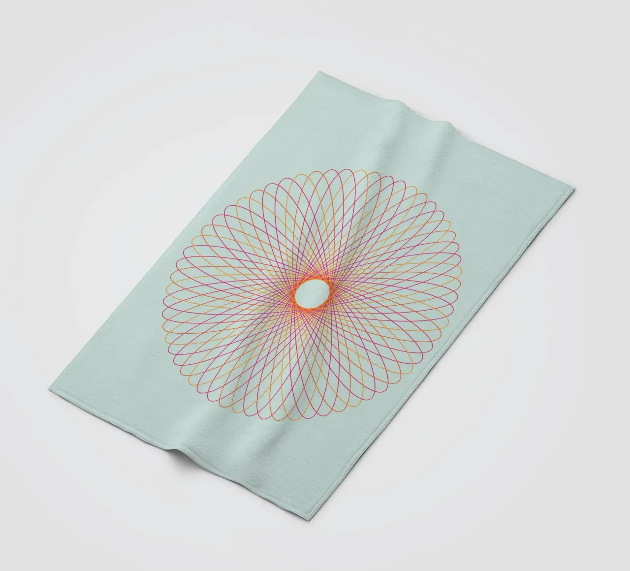 Spirograph Series – C01 coperta in pile da zimmerkunst