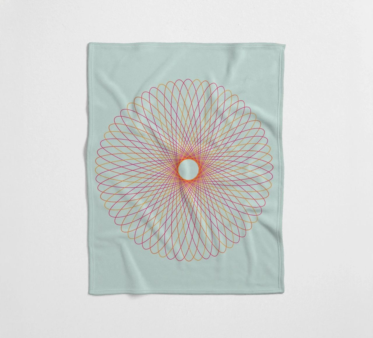 Spirograph Series – C01 coperta in pile da zimmerkunst