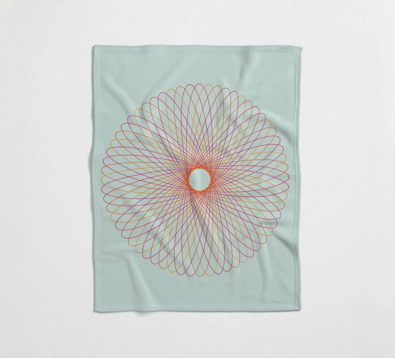 Spirograph Series – C01 coperta in pile da zimmerkunst