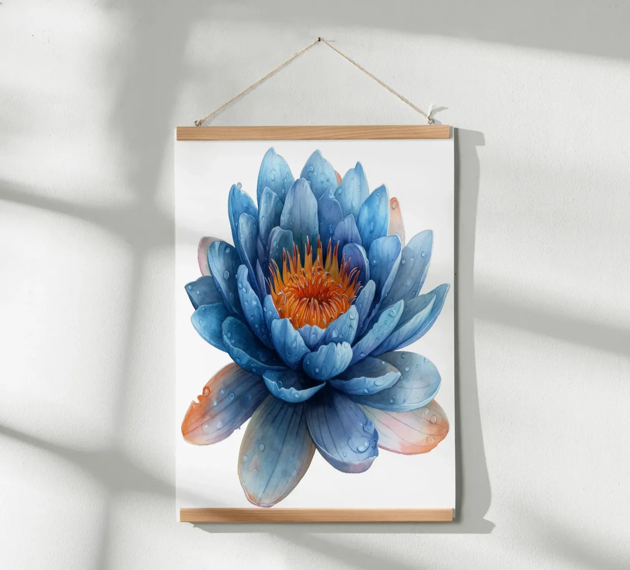 Water Lily Flower hahnemühle by Bold Blooms
