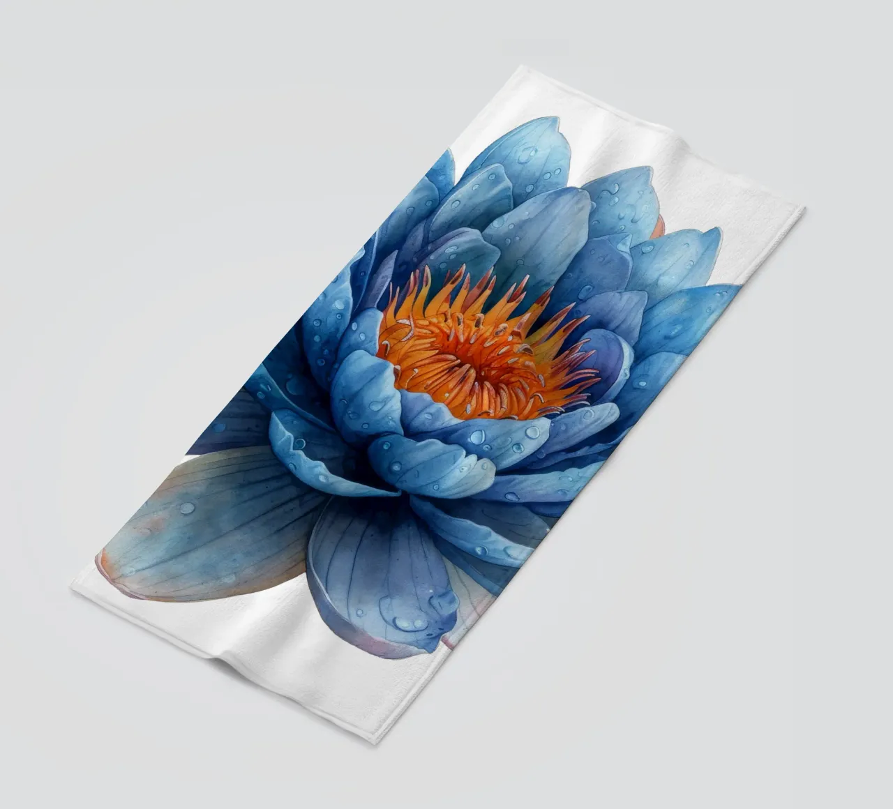 Fiore di ninfea telo mare da Bold Blooms