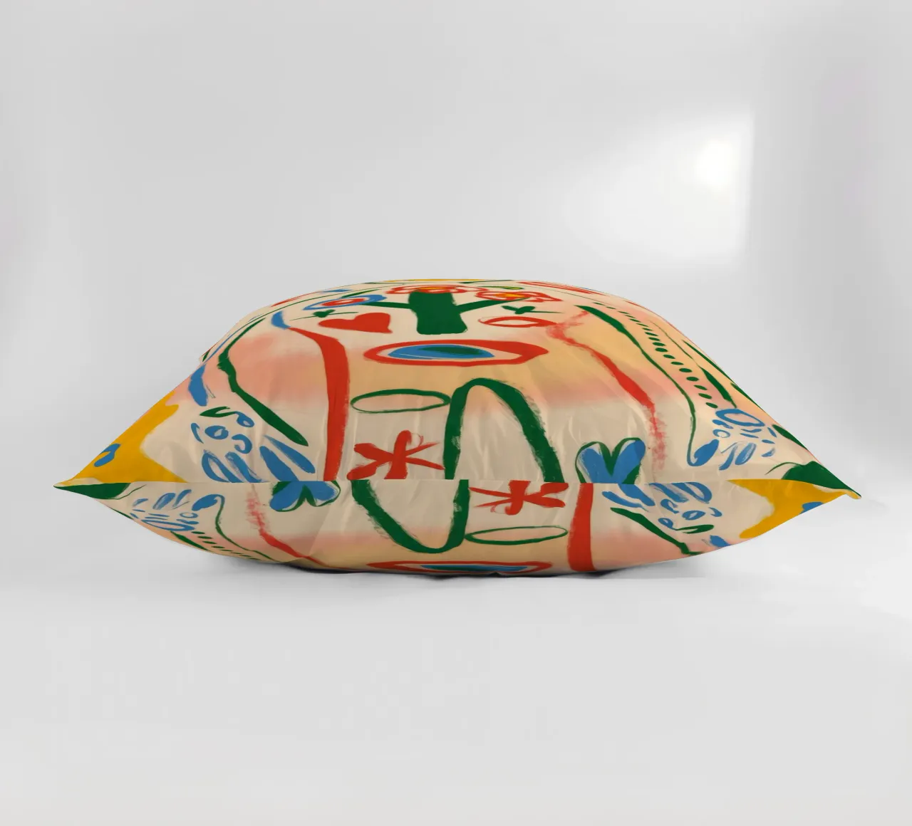 Figura umana floreale cuscino da Kamera Obskura