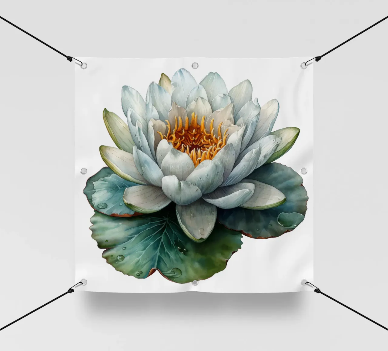 Fiore di ninfea telo in pvc da Bold Blooms