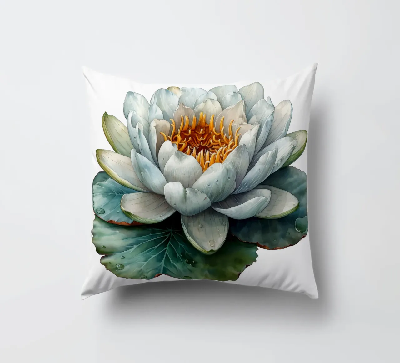 Fiore di ninfea cuscino da Bold Blooms