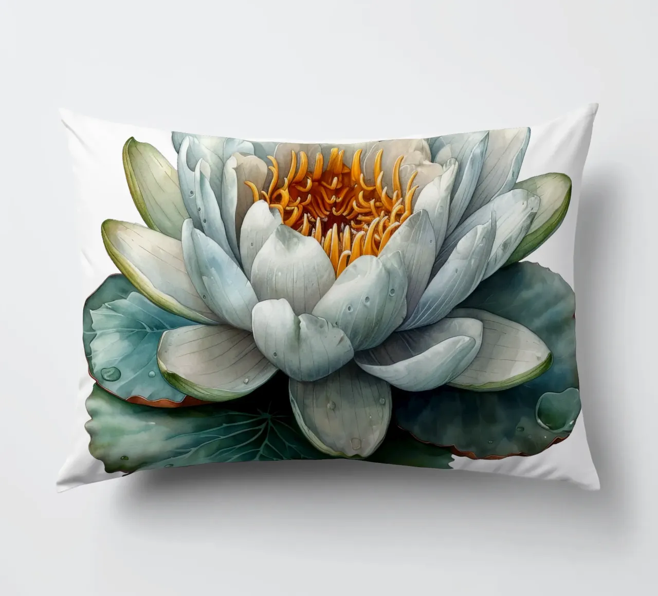 Fiore di ninfea cuscino da Bold Blooms
