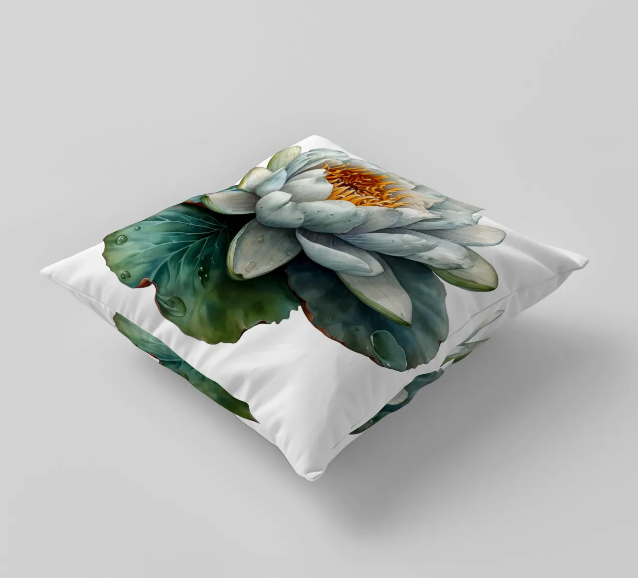 Fiore di ninfea cuscino da Bold Blooms