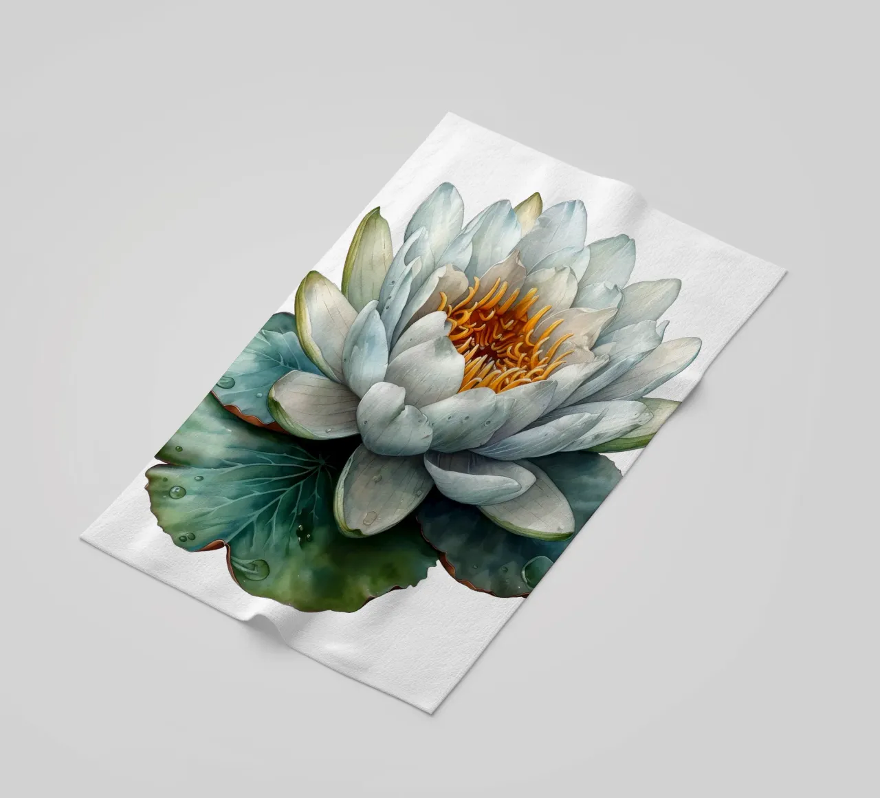 Fiore di ninfea telo mare da Bold Blooms