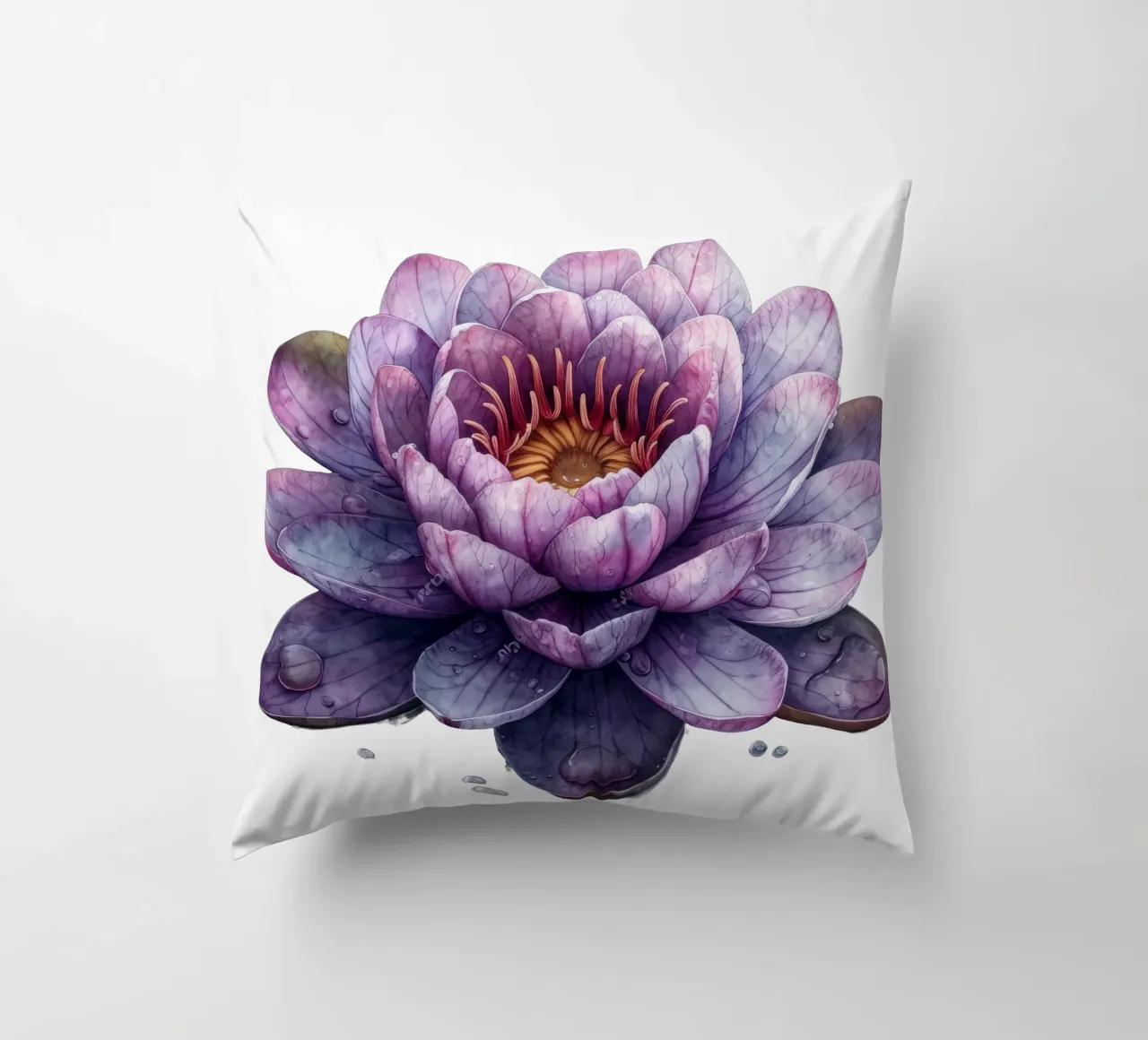 Fiore di ninfea cuscino da Bold Blooms