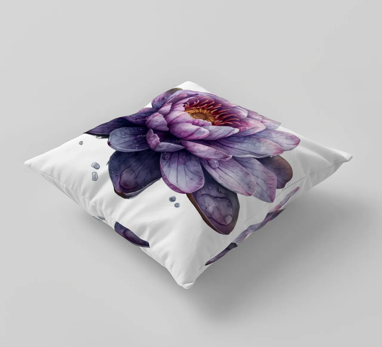 Fiore di ninfea cuscino da Bold Blooms