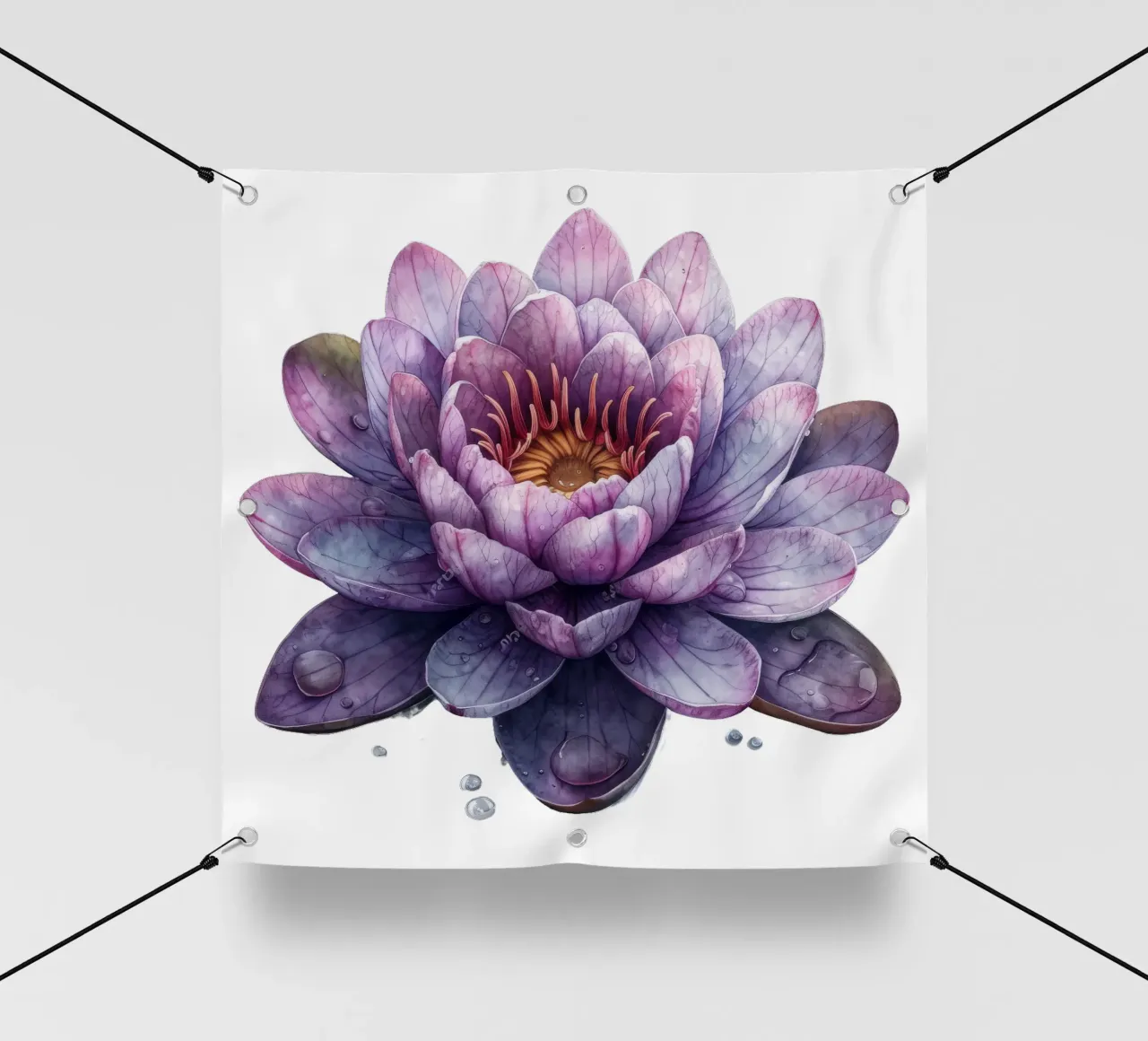 Fiore di ninfea telo in pvc da Bold Blooms