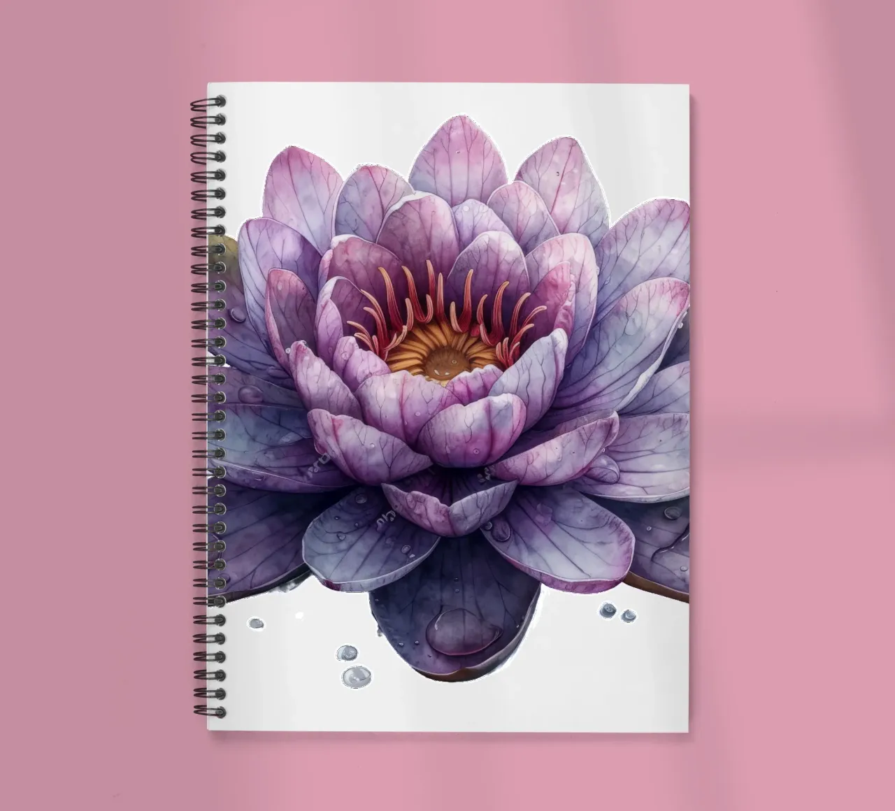 Fiore di ninfea diario ad anelli da Bold Blooms