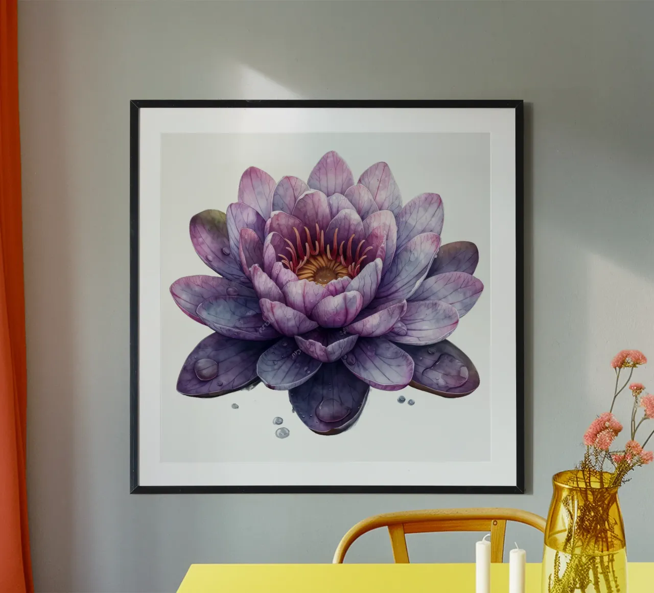 Fiore di ninfea carta hahnemühle da Bold Blooms