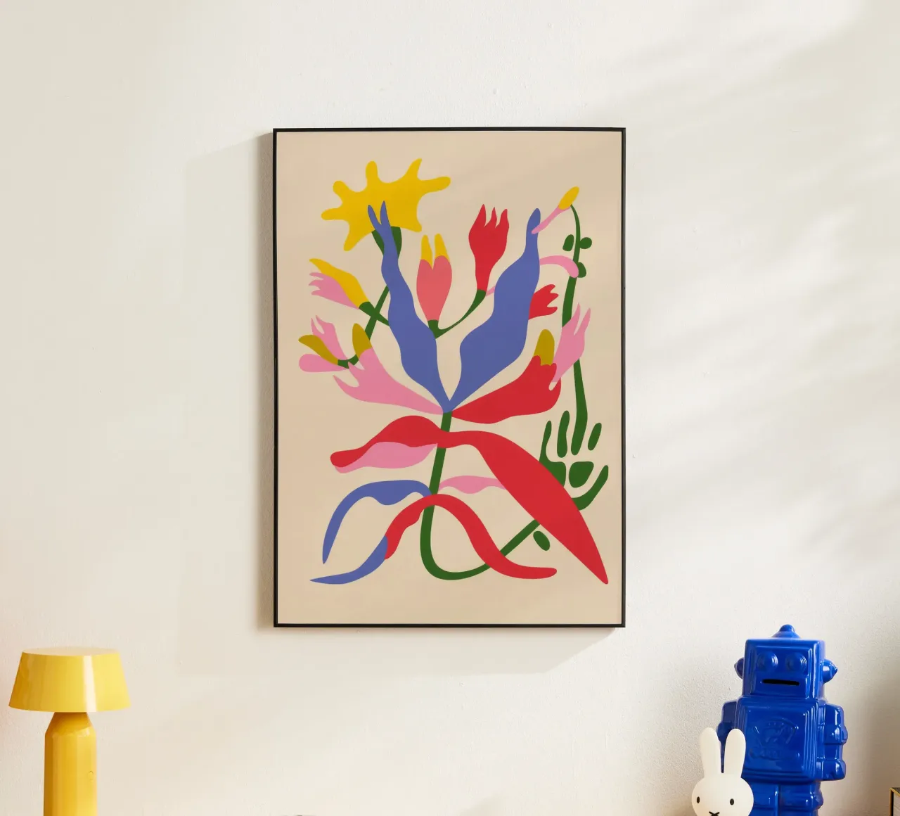 Colorful Abstract Plant forex plate by Kamera Obskura
