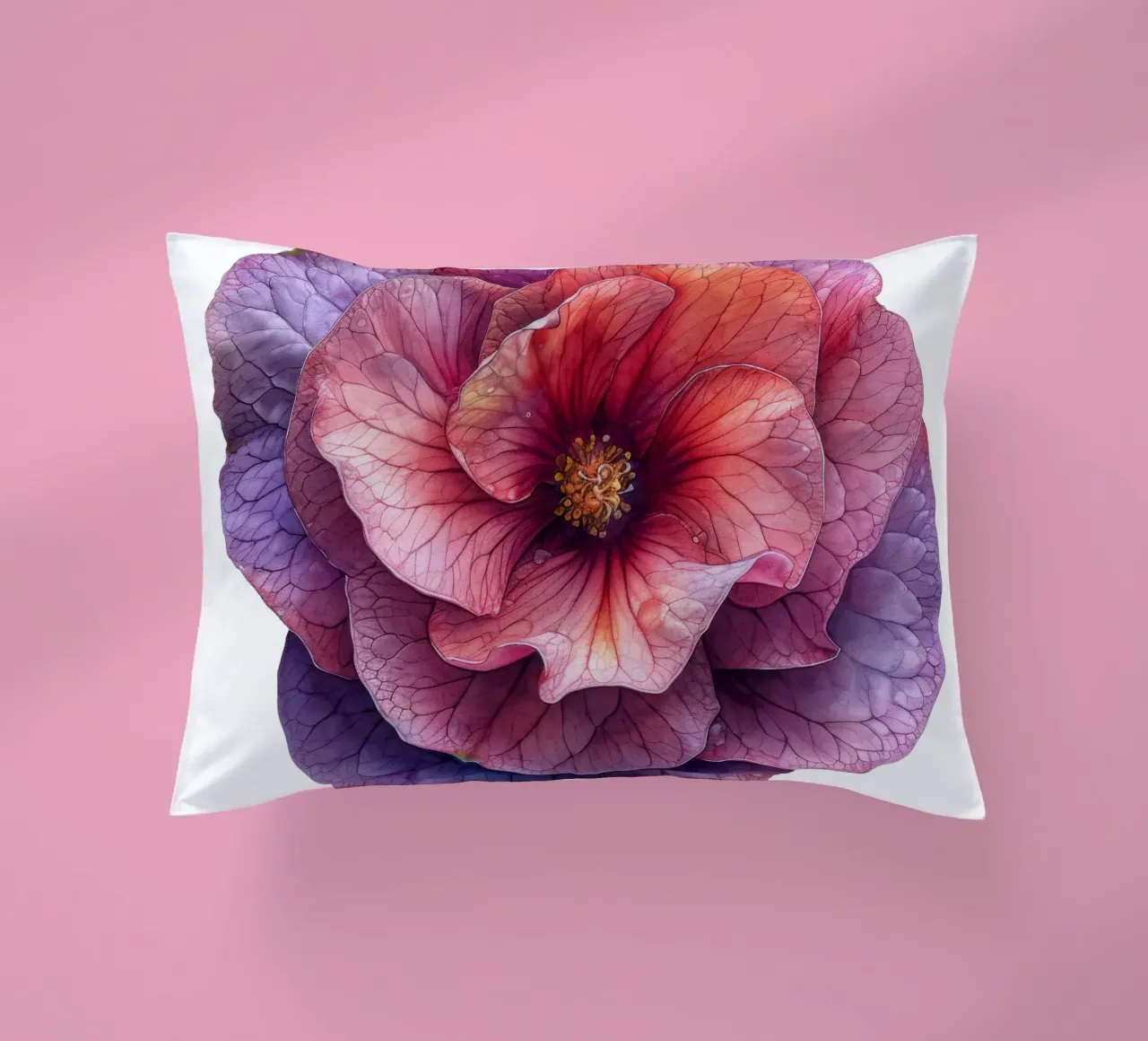Fiore di Begonia di cera cuscino da Bold Blooms