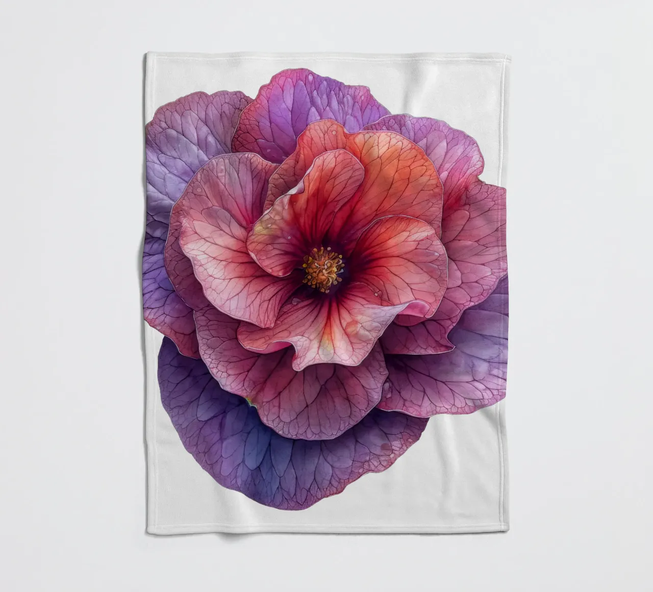 Fiore di Begonia di cera coperta in pile da Bold Blooms
