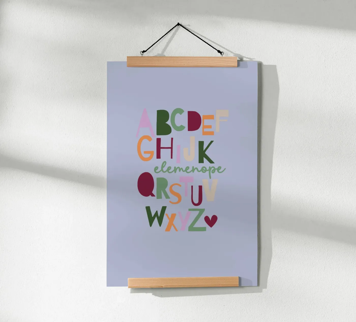 Elemenope - ABC poster van maramirage