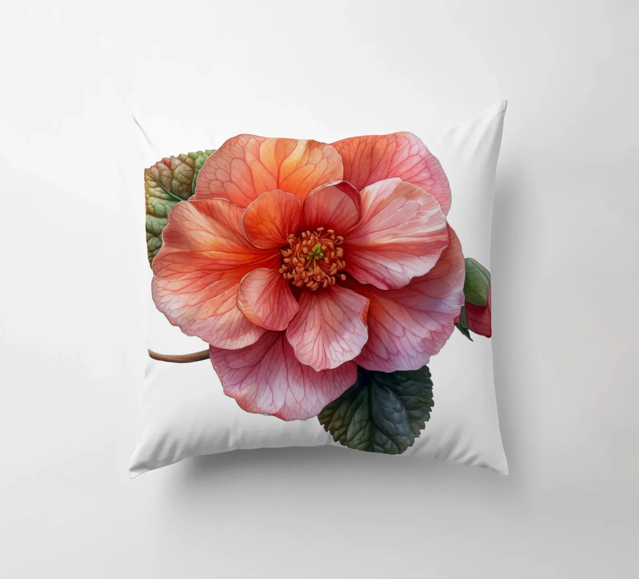 Fiore di Begonia di cera cuscino da Bold Blooms