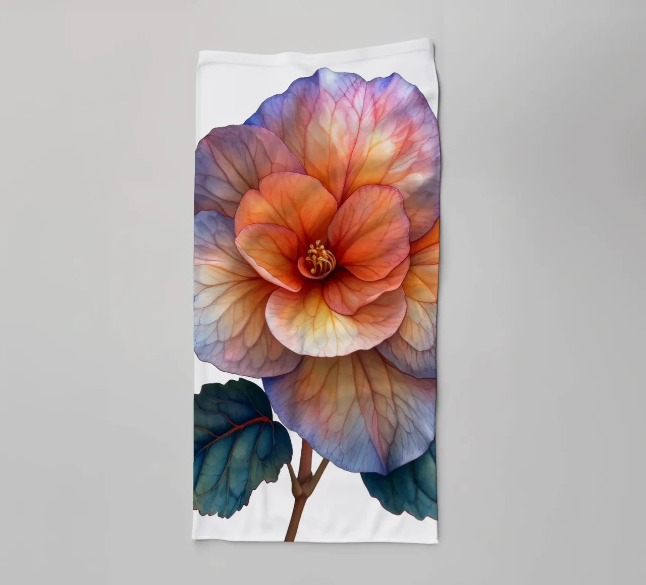 Fiore di Begonia di cera asciugamano da bagno da Bold Blooms
