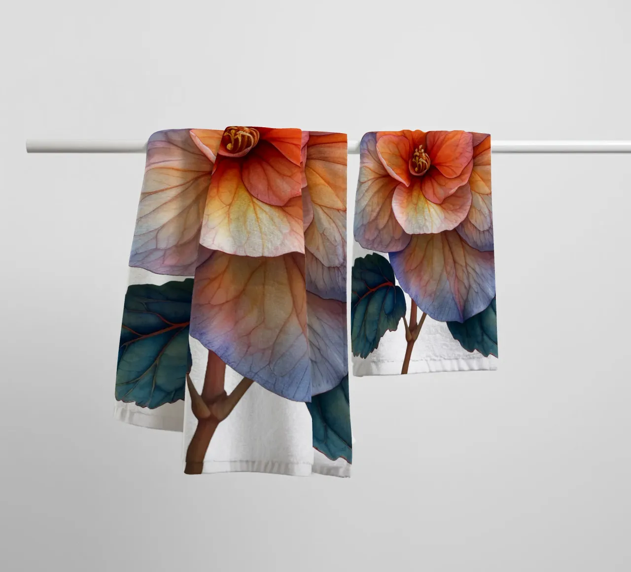 Fiore di Begonia di cera asciugamano da bagno da Bold Blooms