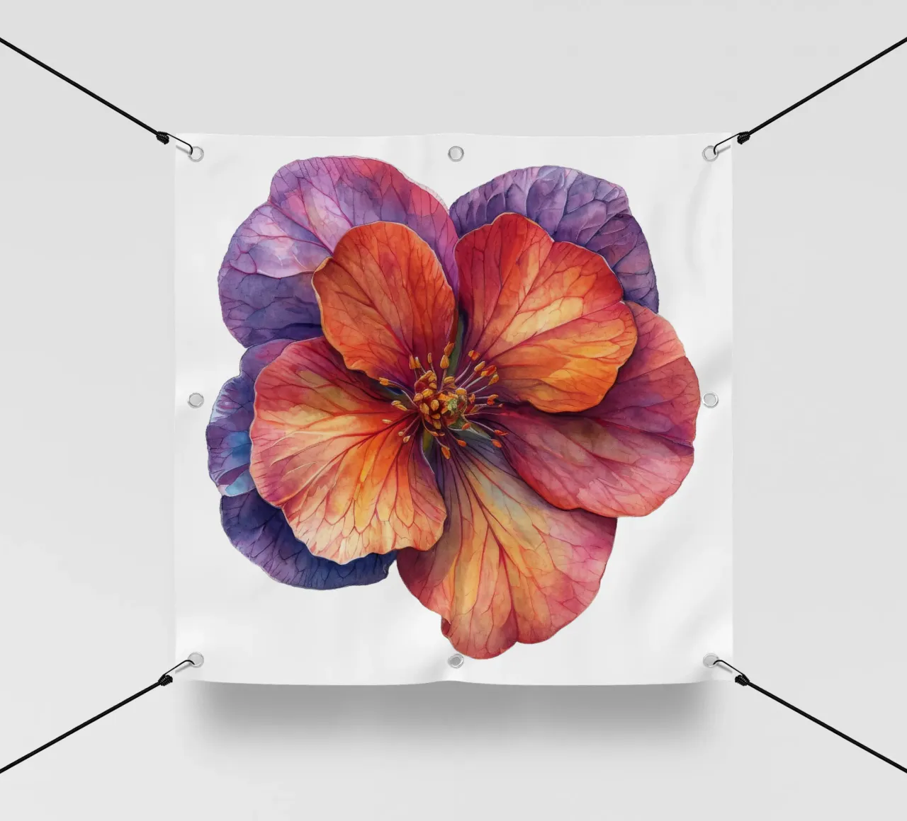 Fiore di Begonia di cera telo in pvc da Bold Blooms