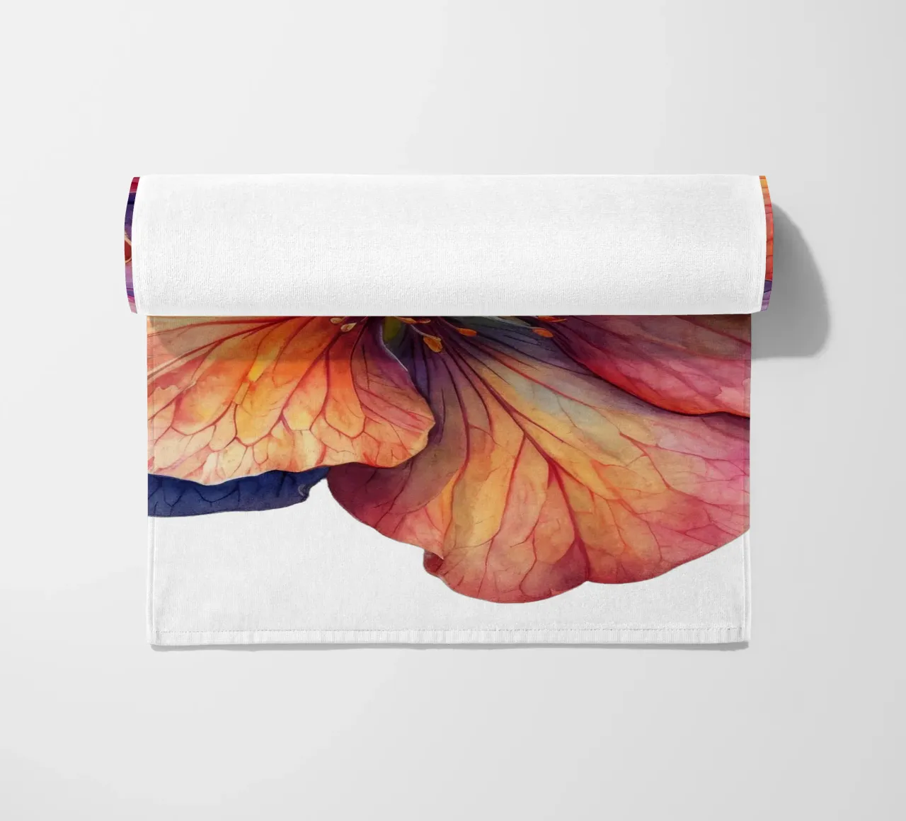 Fleur de bégonia en cire serviette de plage de Bold Blooms