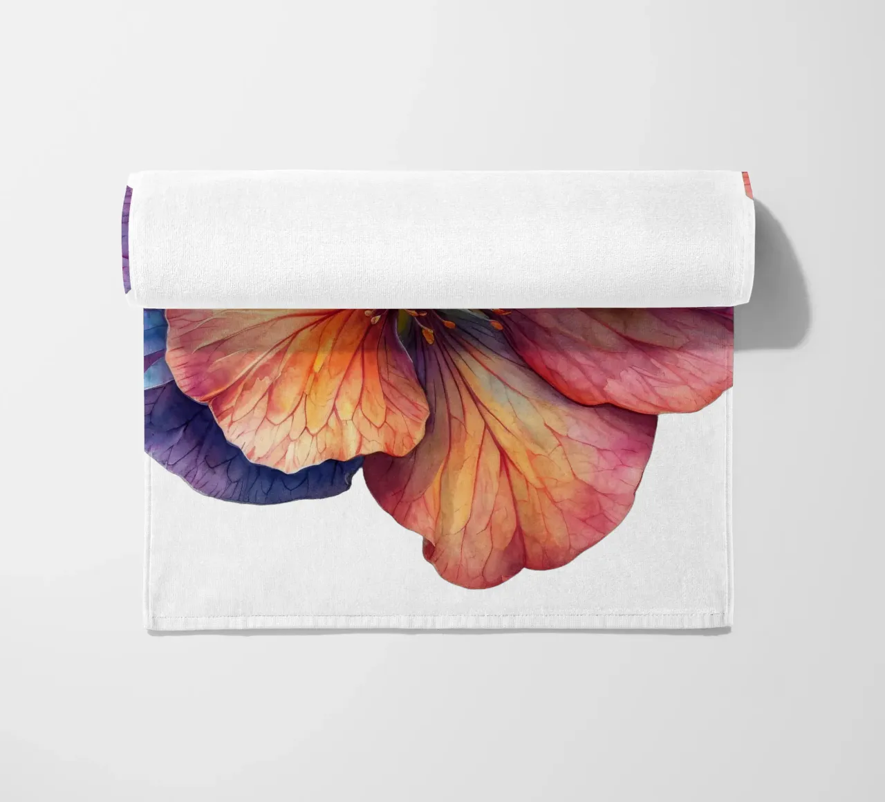 Fleur de bégonia en cire serviette de plage de Bold Blooms
