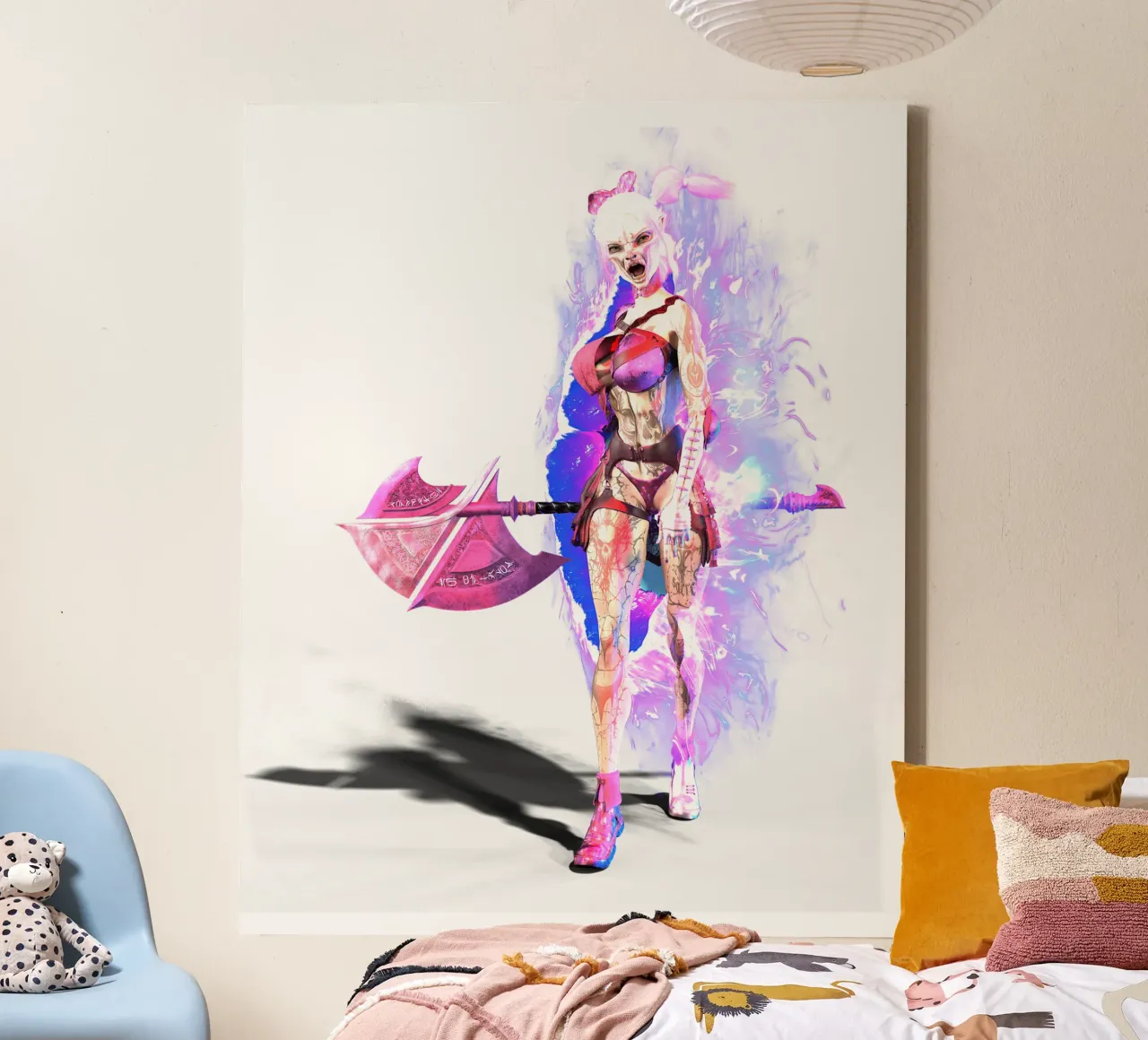 Chaos pop canvas met Baklijst van the-witcher