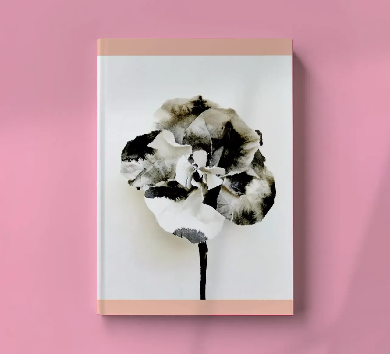 Paper Flower II notebook by Farina Kuklinski