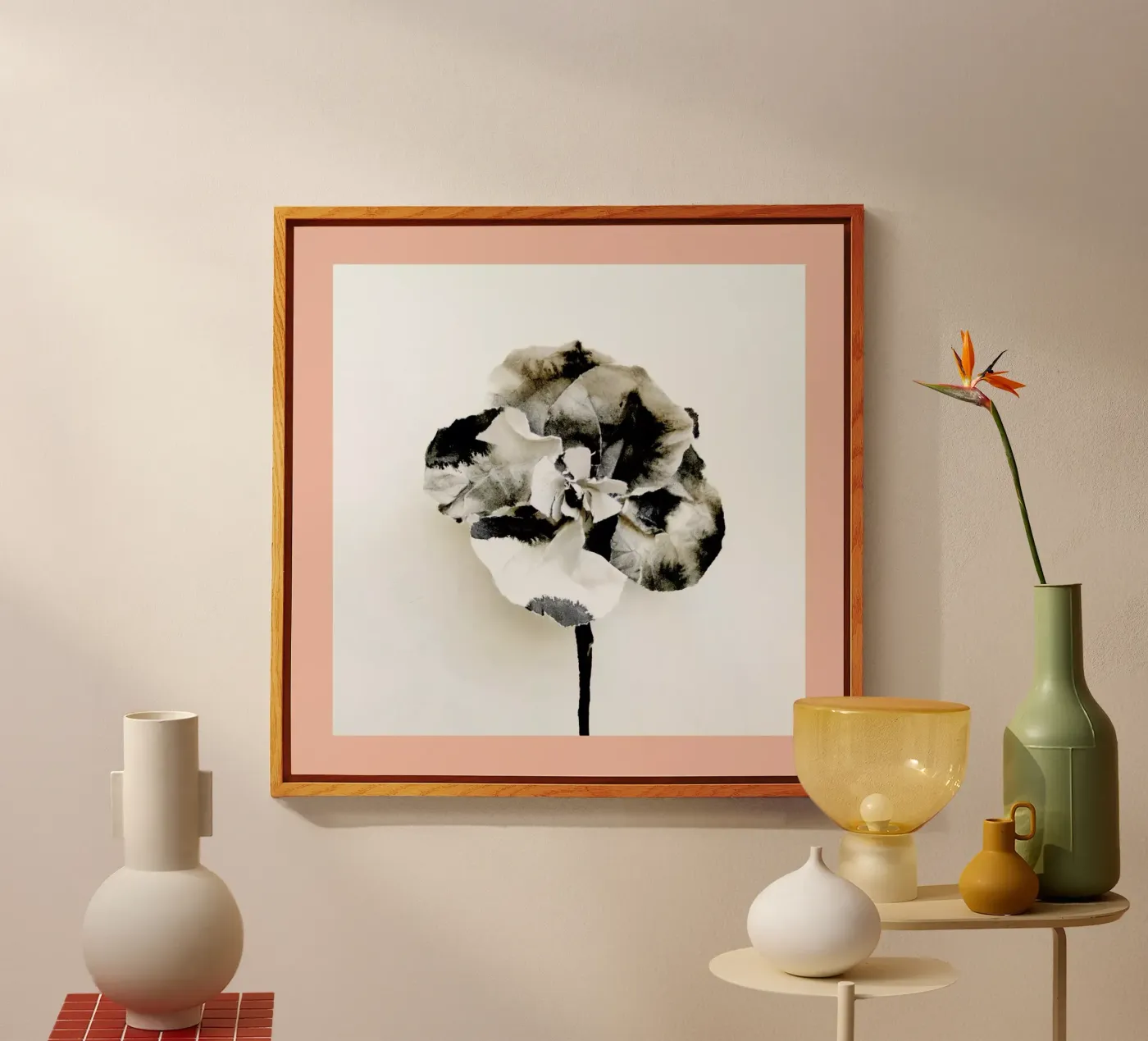 Paper Flower II plexiglass da Farina Kuklinski