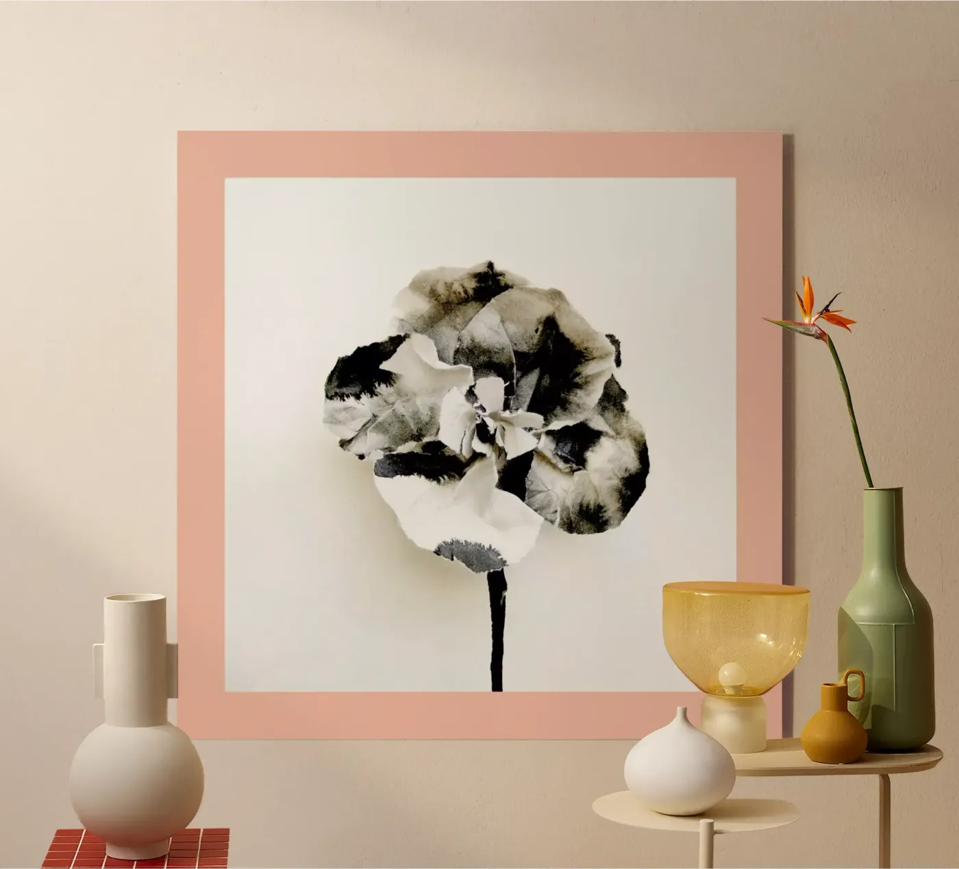 Paper Flower II plexiglass da Farina Kuklinski