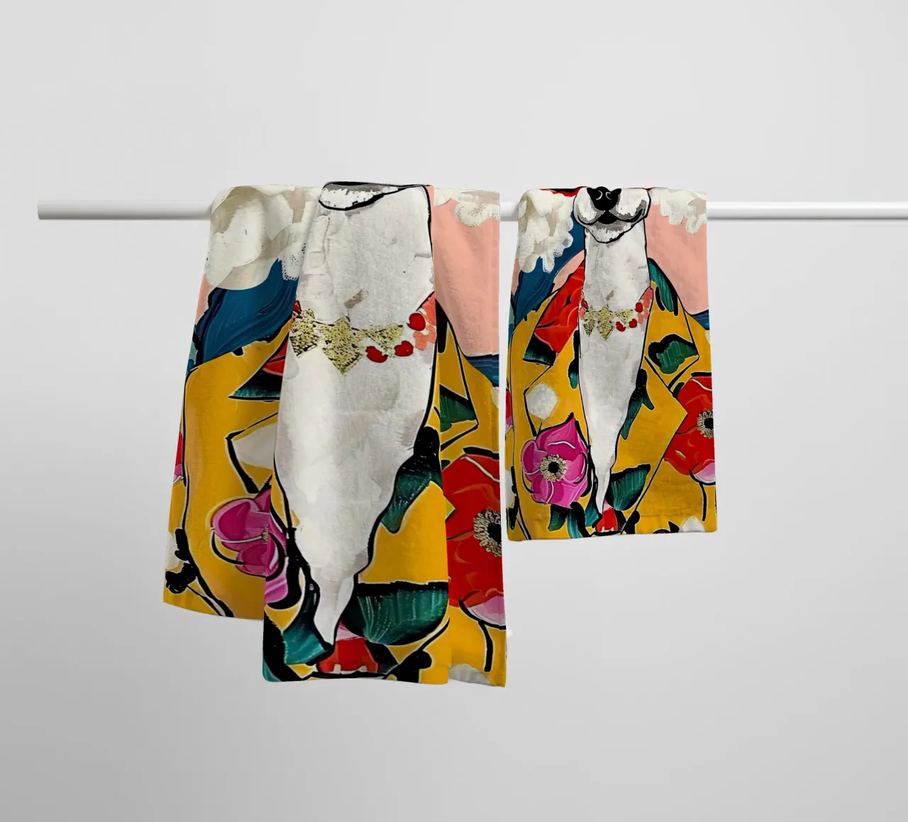 Moda cane asciugamano da bagno da DaarbyN