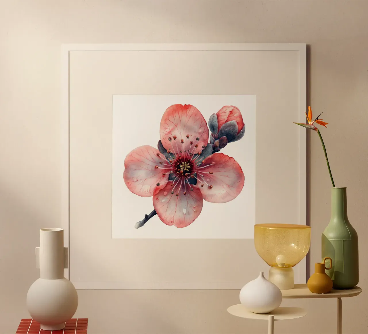 Wachsblume Poster von Bold Blooms