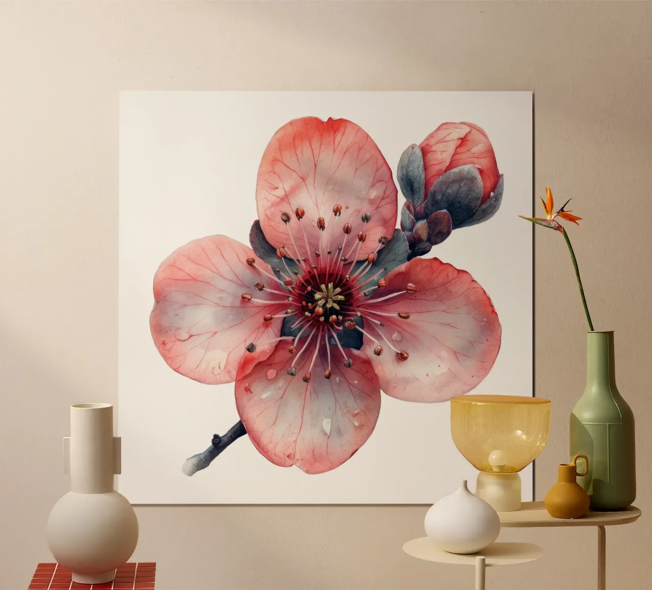 Wachsblume Poster von Bold Blooms