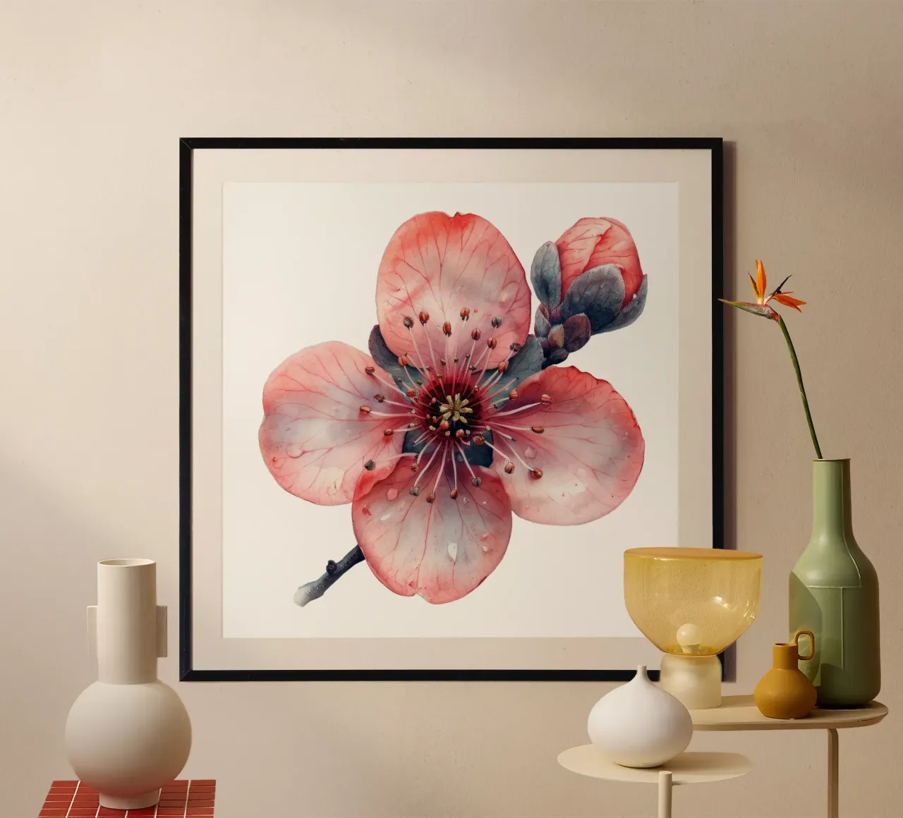 Wachsblume Poster von Bold Blooms