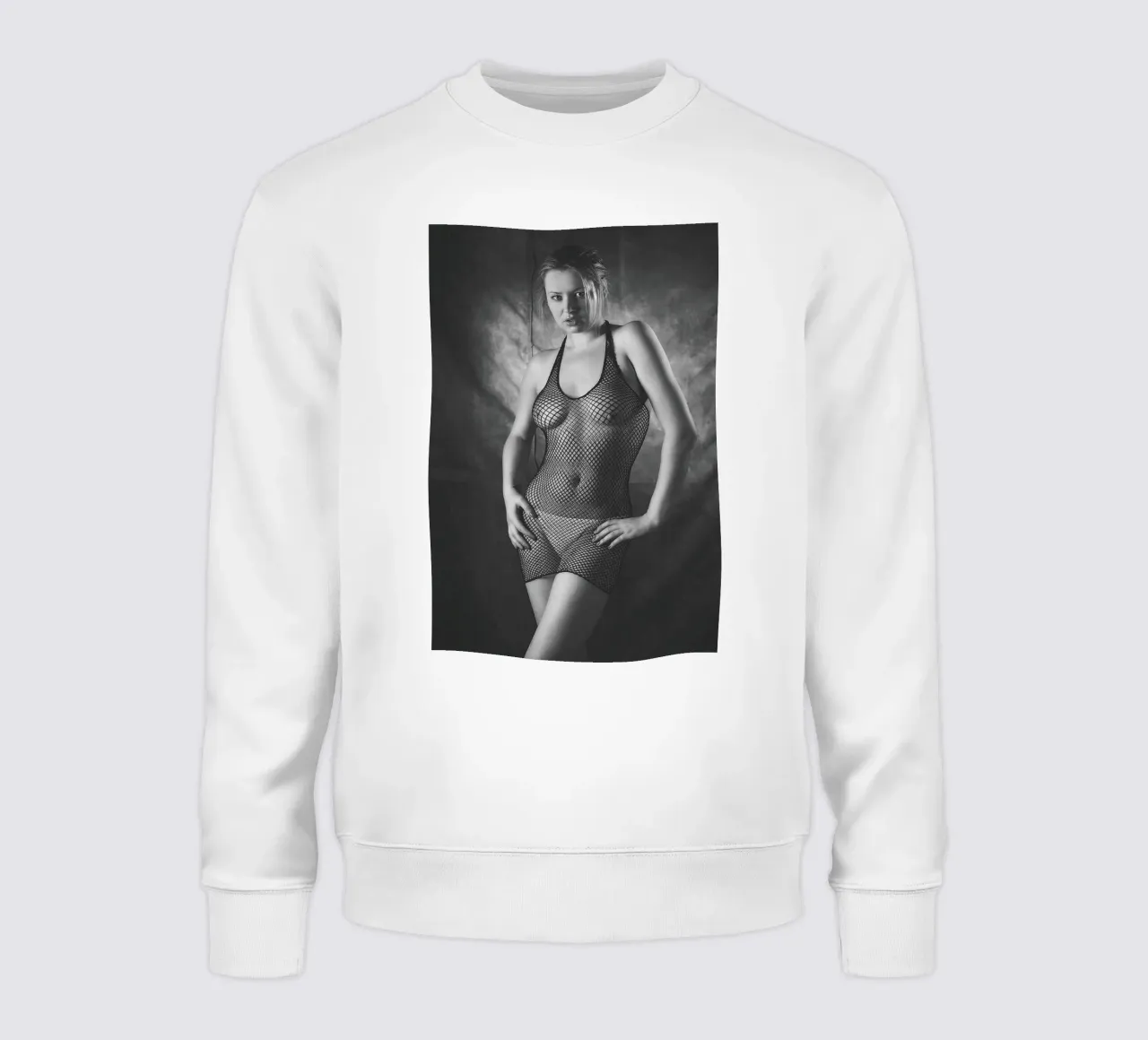 Amber in Fishnet Mono felpa da Dave Hare Photography