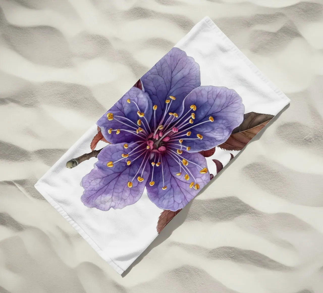 Fiore di amamelide telo mare da Bold Blooms
