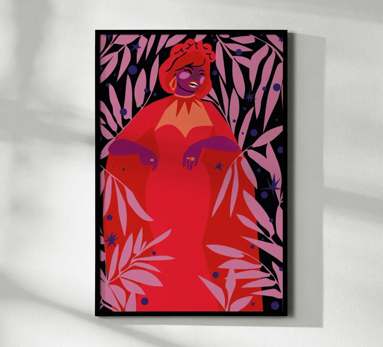 Celia Cruz poster con telaio in plastica da Mariery Young
