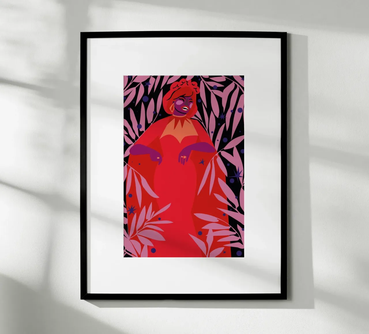 Celia Cruz poster con telaio in plastica da Mariery Young