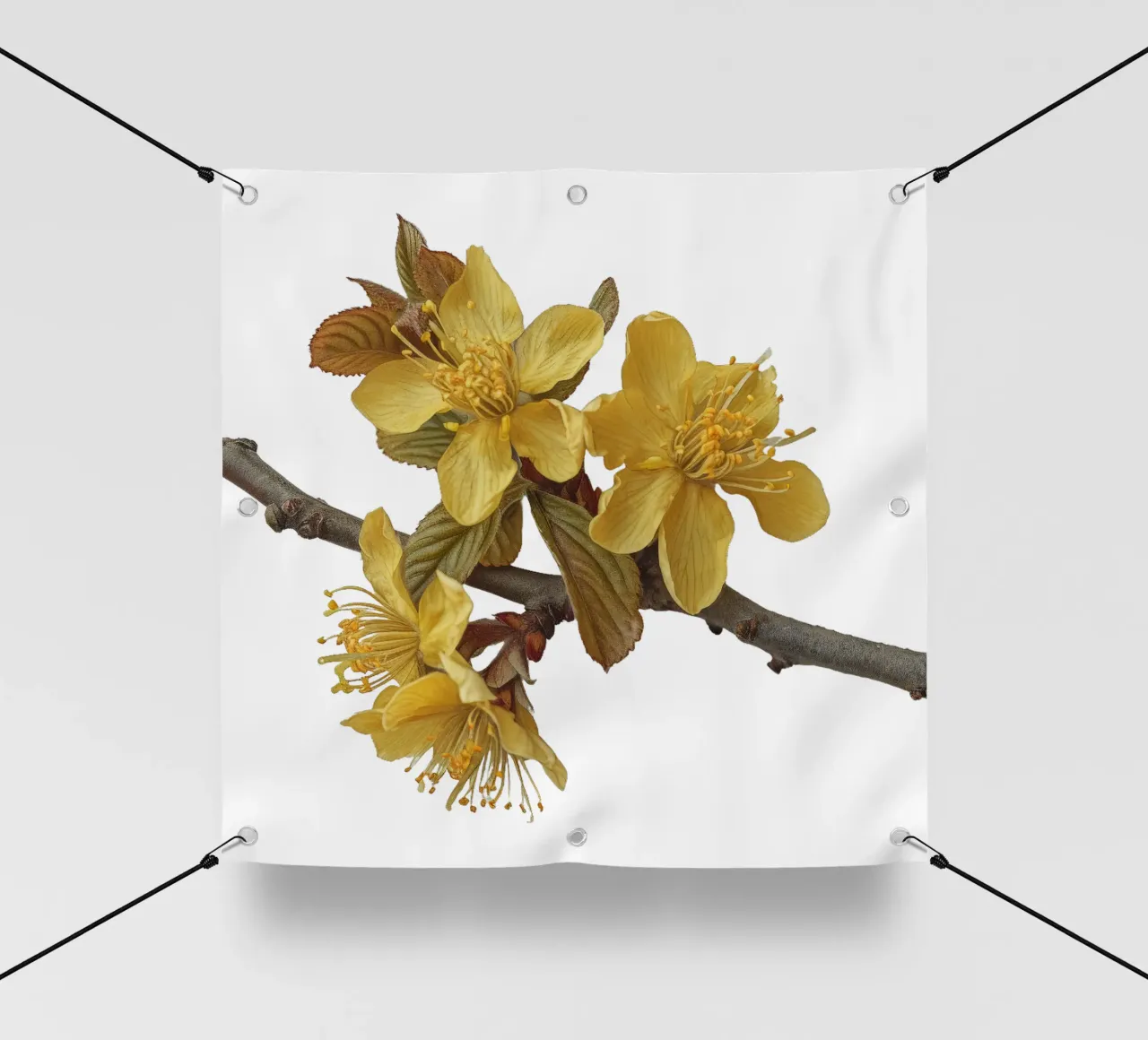 Fiore di amamelide telo in pvc da Bold Blooms