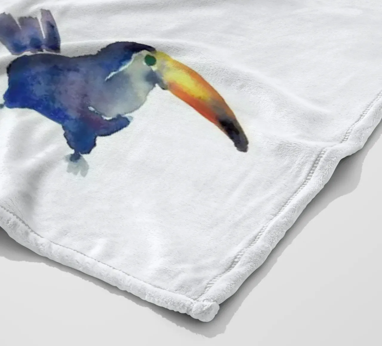 Toucan coperta in pile da Farina Kuklinski