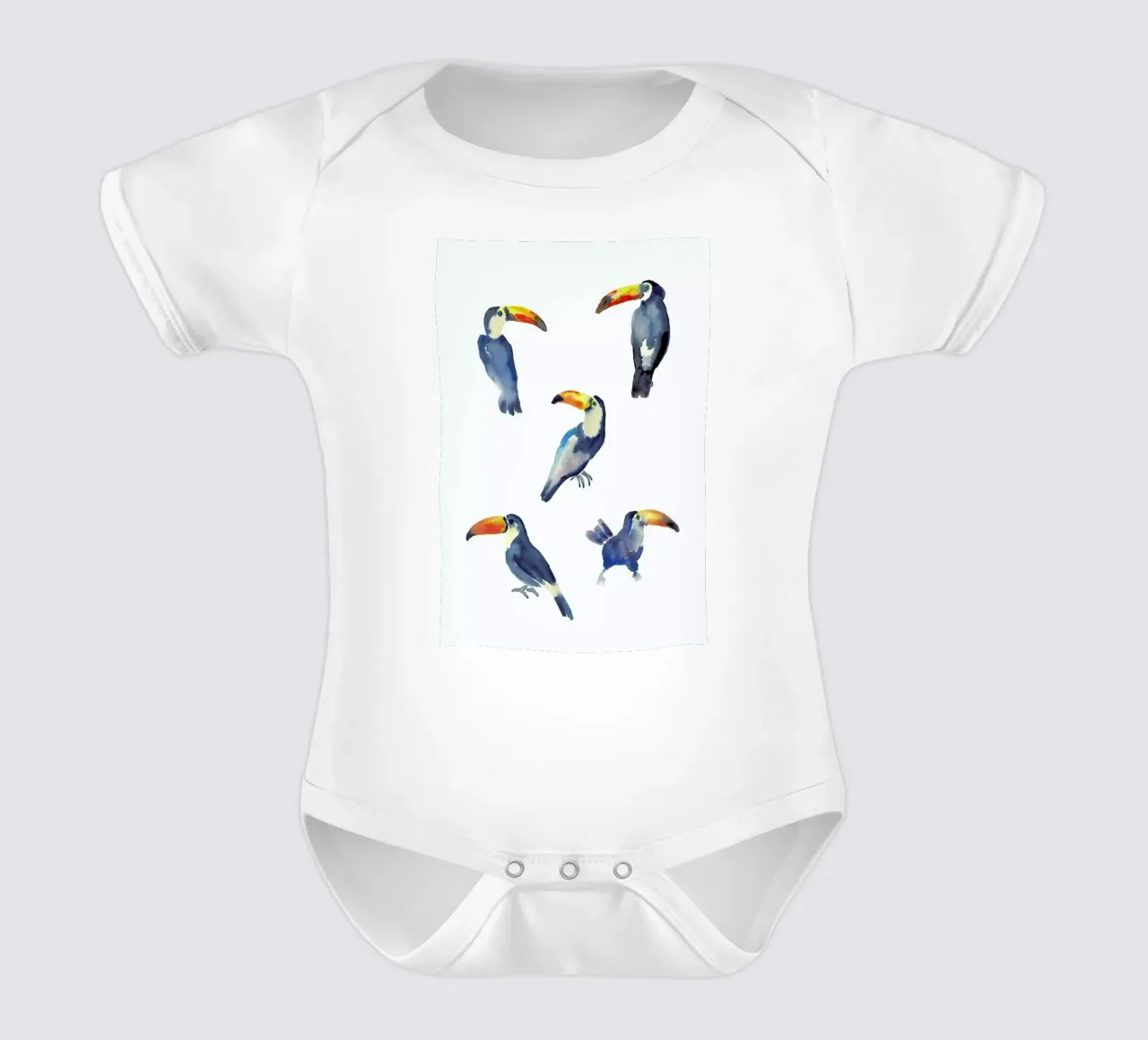 Toucan body neonato maniche corte da Farina Kuklinski