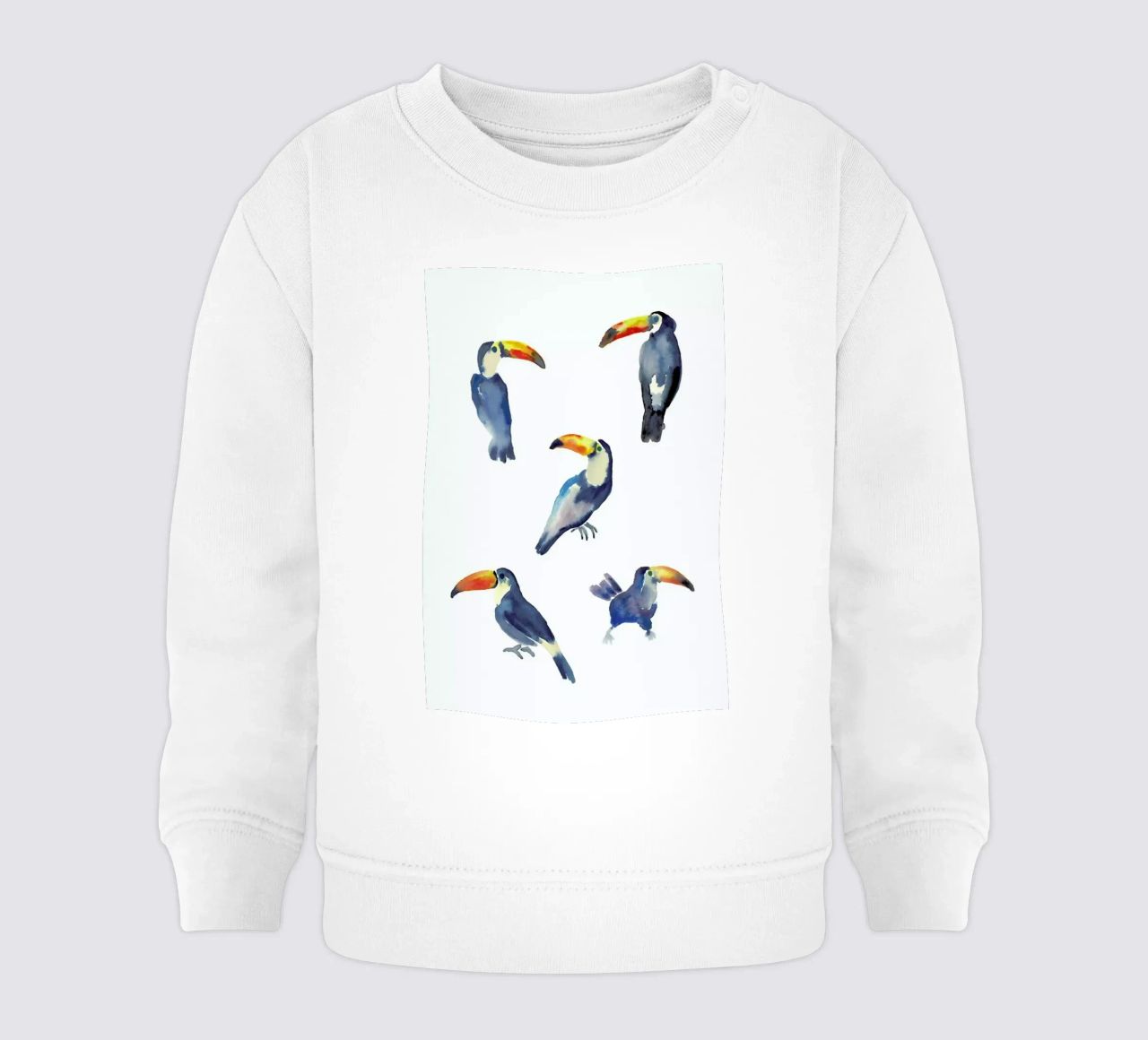 Toucan felpa neonato da Farina Kuklinski