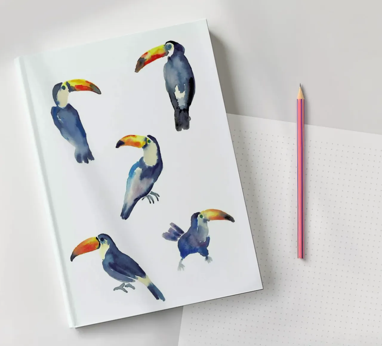 Toucan notebook by Farina Kuklinski
