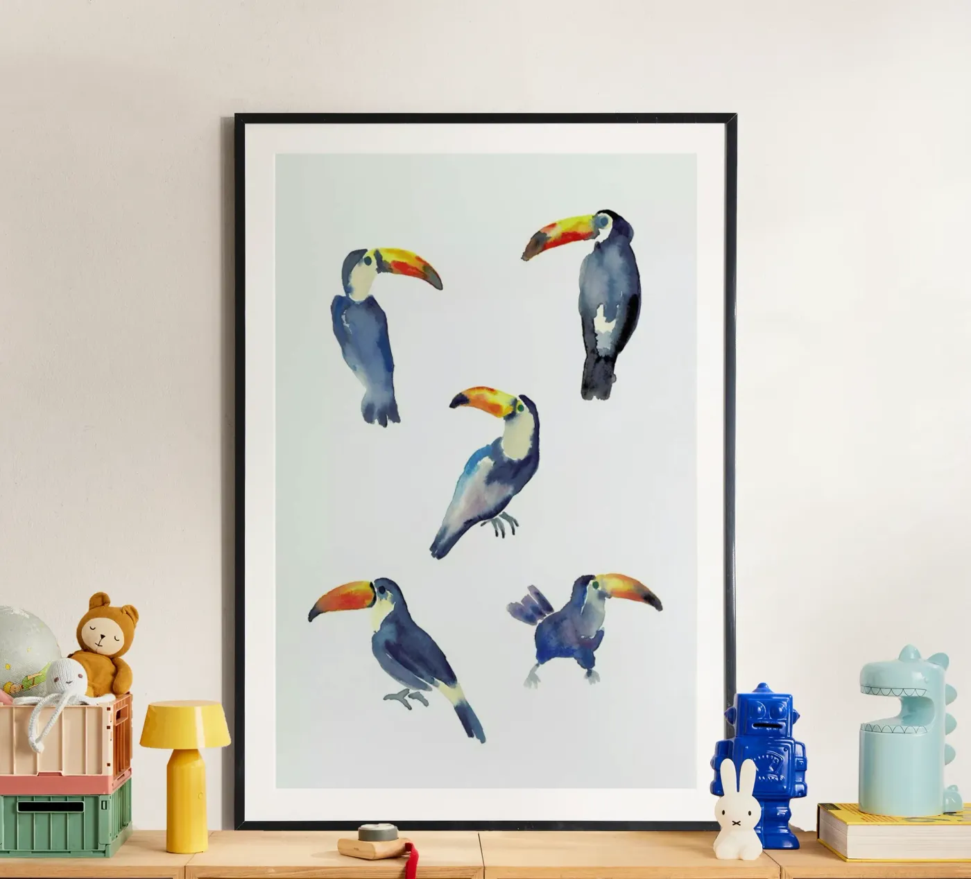 Toucan poster by Farina Kuklinski